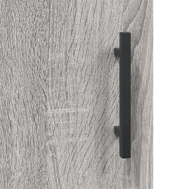Buffet bahut commode armoire meuble de rangement organisateur cuisine salle de séjour salon sonoma 69,5 x 34 x 90 cm bois d'ingénierie gris 02_0036470