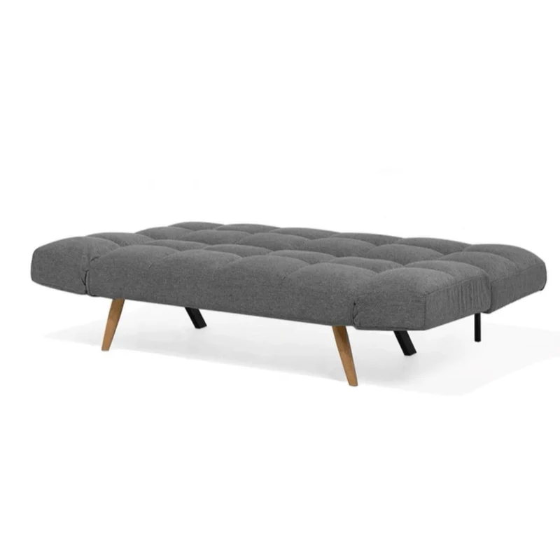 Divano letto con braccioli reclinabili colore grigio 181 cm - Dube