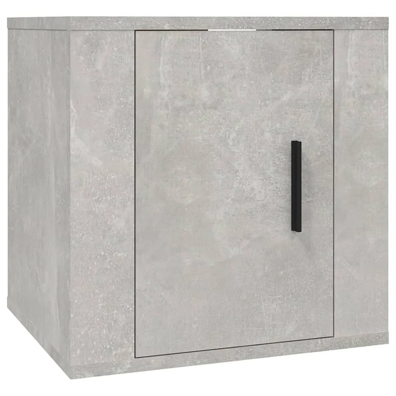 Ensemble de meubles armoire buffet TV télévision salon chambre séjour 6 pièces bois d'ingénierie gris 02_0025050