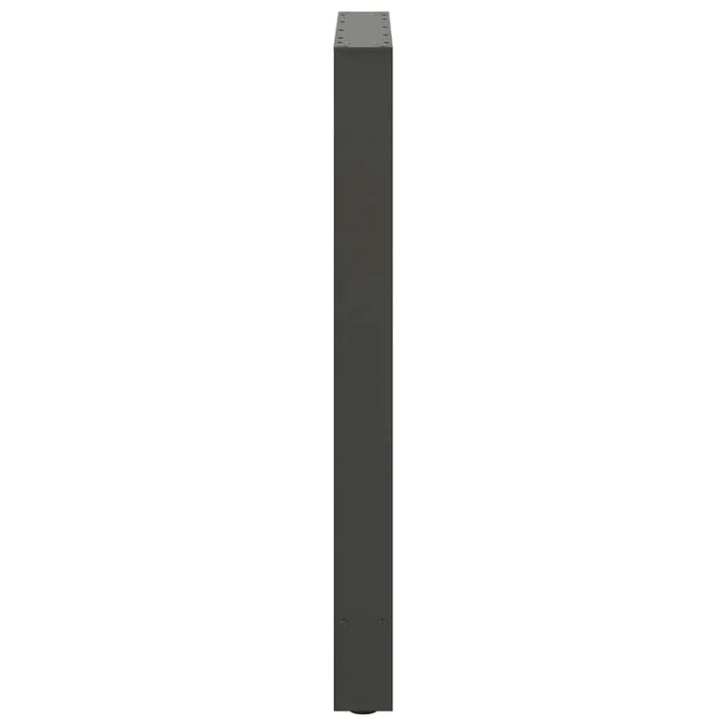 Lot de 2 pieds de table de bar carrés 60 x 90 cm stabilité réglable style moderne en acier anthracite 02_0057574