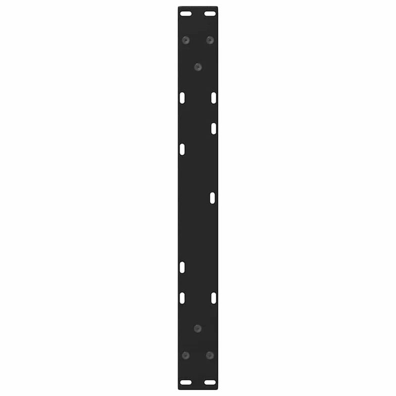Lot de 2 pieds de table basse géométriques réglables 60 x 42-43,3 cm en acier noir 02_0056847