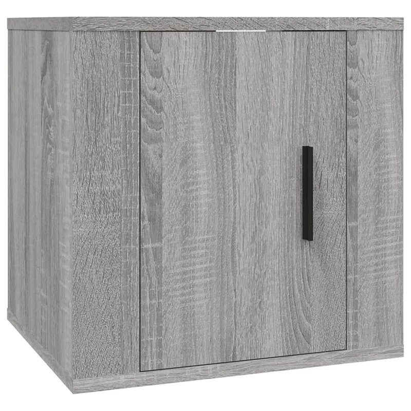 Ensemble de meubles armoire buffet TV télévision salon chambre séjour 7 pièces sonoma bois d'ingénierie gris 02_0025214
