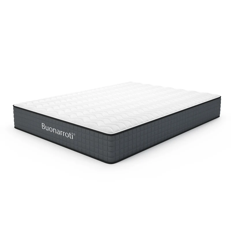 Materasso matrimoniale 160x190X25H cm con molle insacchettate e memory foam - Balto