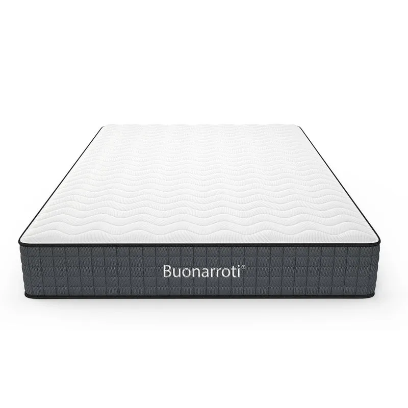 Materasso matrimoniale 160x190X25H cm con molle insacchettate e memory foam - Balto
