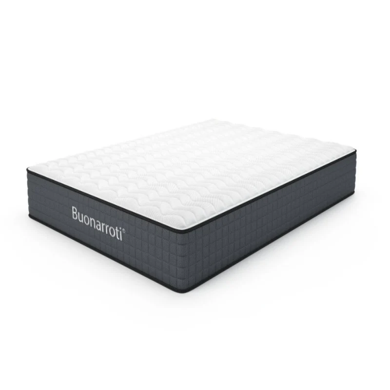 Materasso una piazza e mezza 120x190X25H molle insacchettate e memory foam - Balto