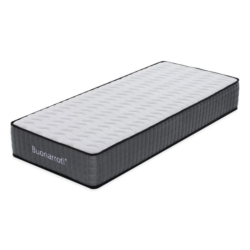 Materasso singolo 90x190X25H con molle insacchettate e memory foam - Balto