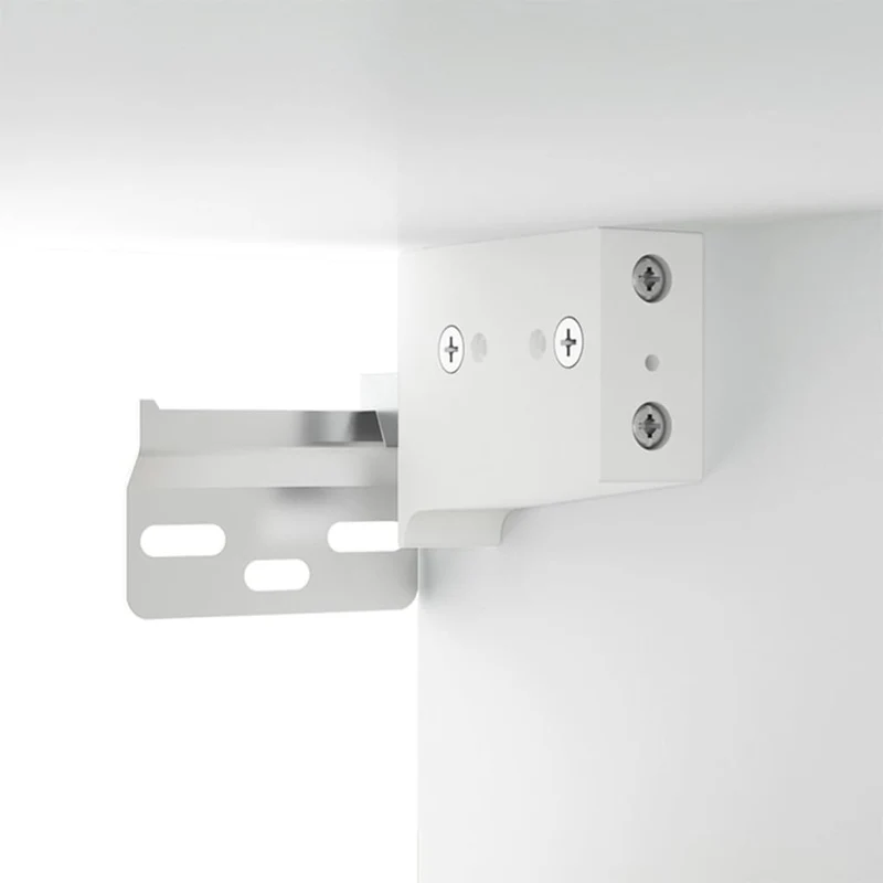Meubles TV muraux multimédia étagère télévision buffet téléviseur salle à manger salon chambre 3 pièces 100 x 34,5 x 40 cm blanc 02_0029033