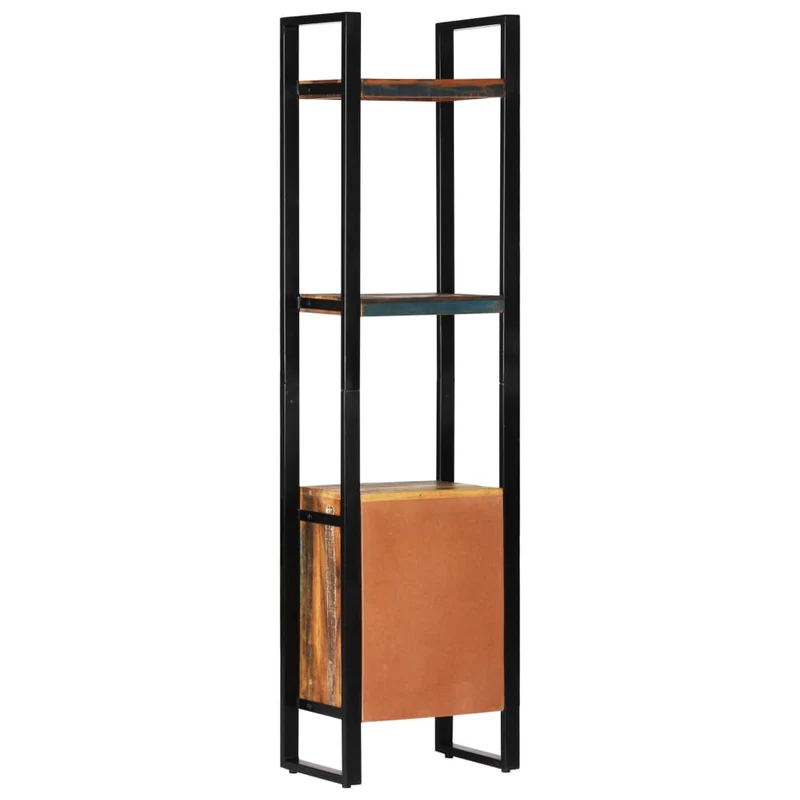 Étagère armoire meuble design bibliothèque 171 cm bois de récupération solide 2702076/2