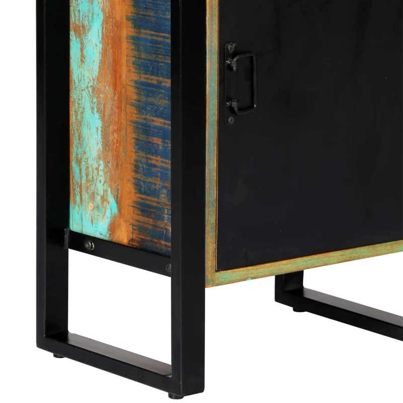 Étagère armoire meuble design bibliothèque 171 cm bois de récupération solide 2702076/2