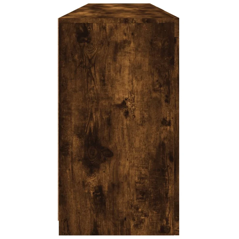 Buffet bahut commode armoire meuble de rangement organisateur cuisine salle de séjour salon avec lumières LED 181,5 x 37 x 67 cm marron 02_0029876