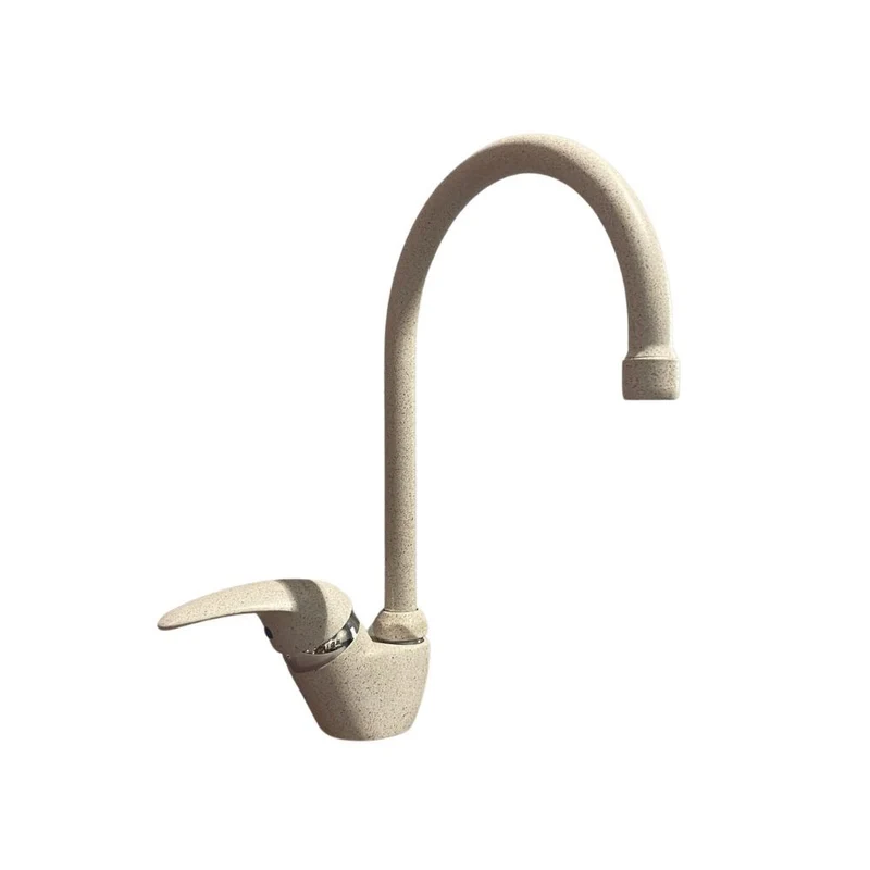 Rubinetto da cucina monocomando bianco puntinato - Paini Mini 63AU570572C