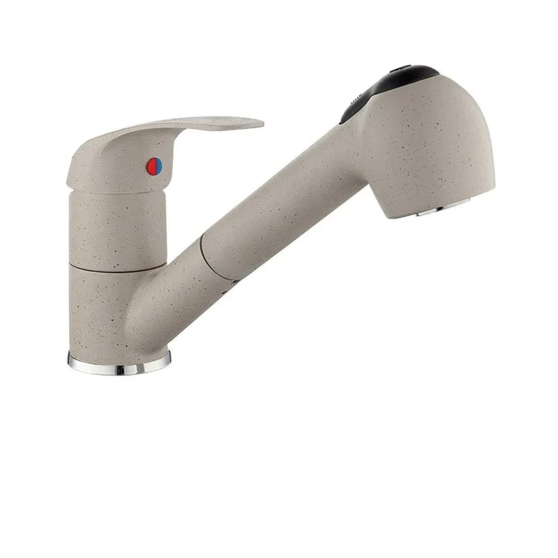 Miscelatore da cucina con doccetta estraibile colore avena - Paini Mixo 45Q568TCZ