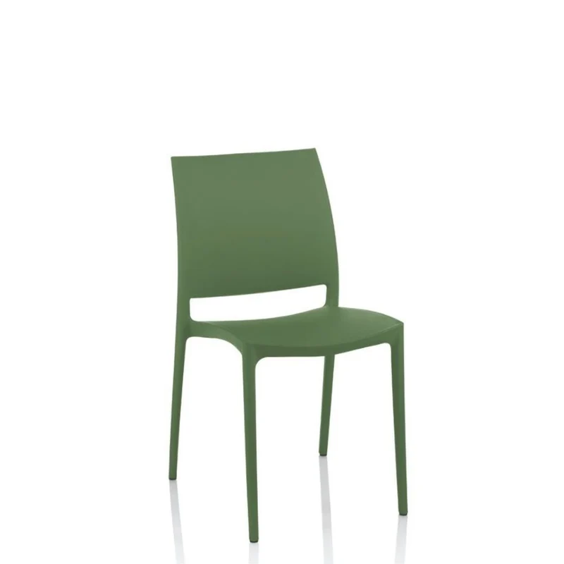 Set 4 sedie Curtis polipropilene menta design ergonomico