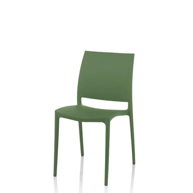 Set 4 sedie Curtis polipropilene menta design ergonomico