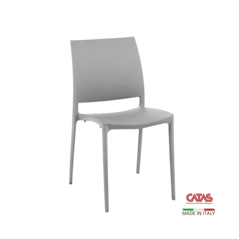 Set 4 sedie Curtis polipropilene menta design ergonomico