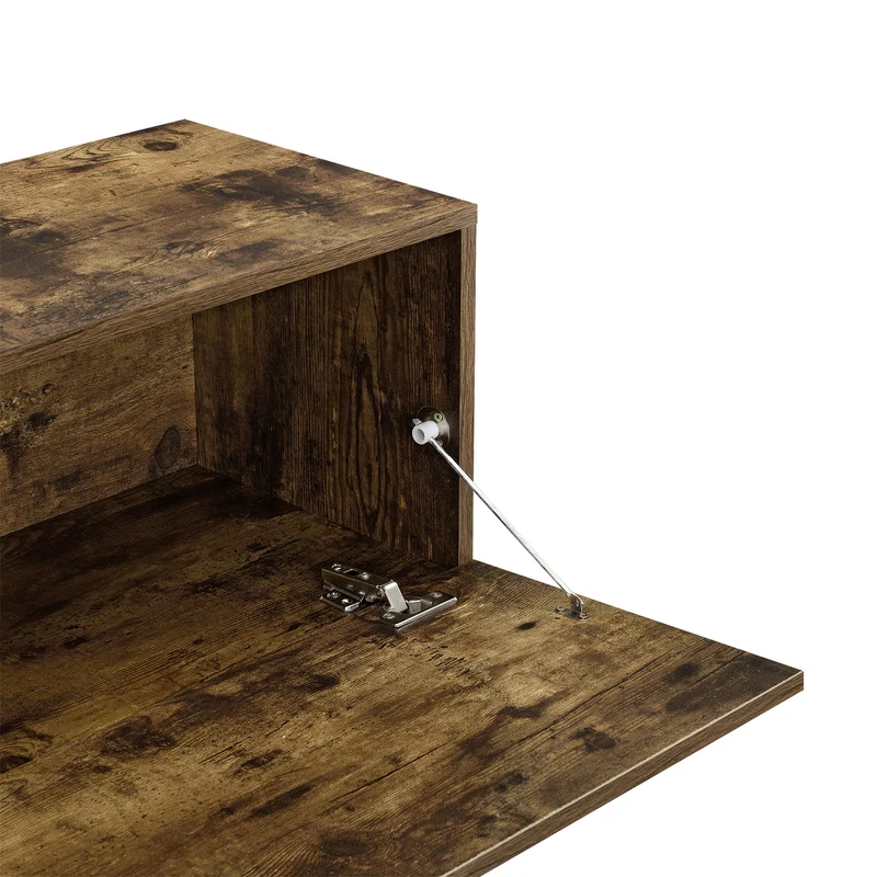 Étagère murale 140 x 33 x 30 cm effet noyer 03_0007027