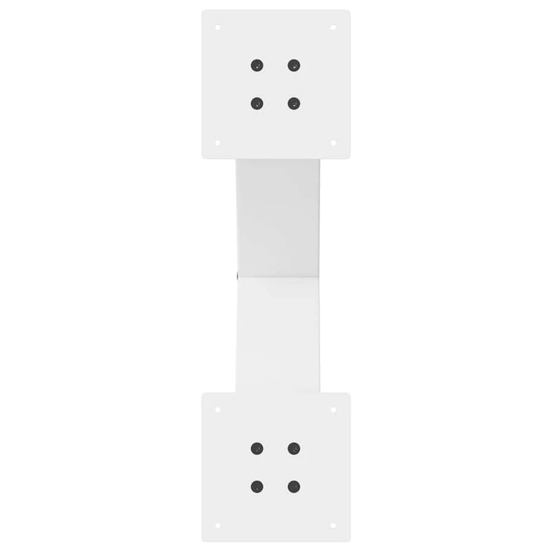 Lot de 2 pieds de table basse en forme de X 60 x 42 cm design moderne finition épurée en acier blanc 02_0057233