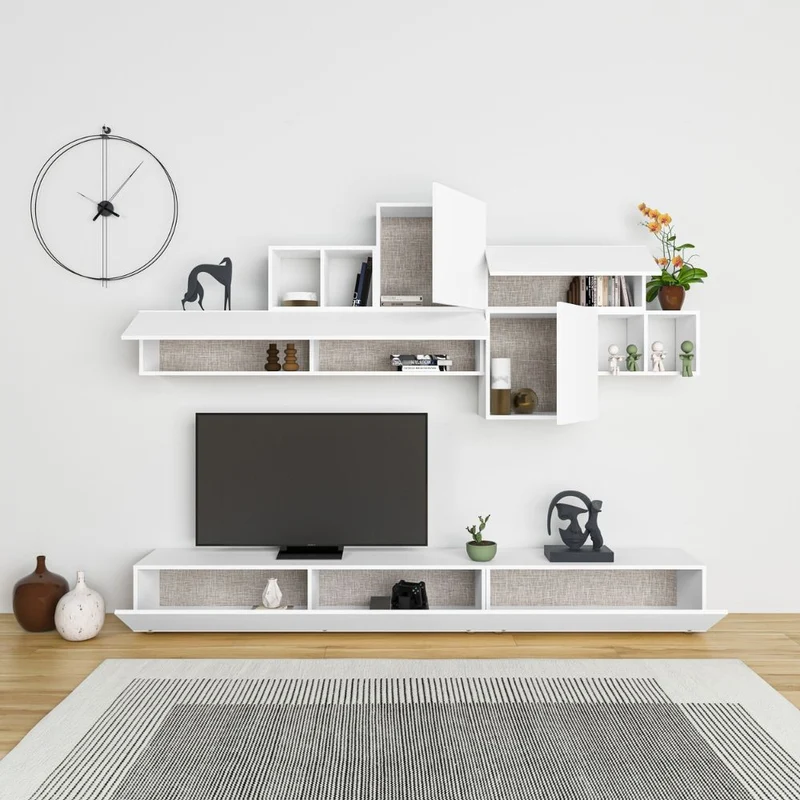 Parete attrezzata 260 cm. colore bianco - Tromen MTV234476
