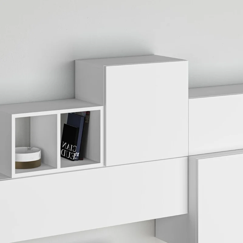 Parete attrezzata 260 cm. colore bianco - Tromen MTV234476