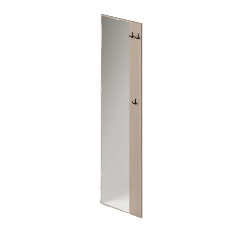 Specchio a parete da ingresso colore olmo 50x182H cm
