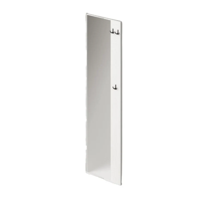 Specchio a parete da ingresso colore bianco frassinato 50x182H cm