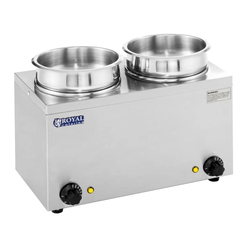 Distributeur de soupe - 2 x 2,75 litres - 300 watts acier inoxydable 14_0000149