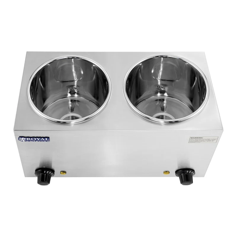 Distributeur de soupe - 2 x 2,75 litres - 300 watts acier inoxydable 14_0000149