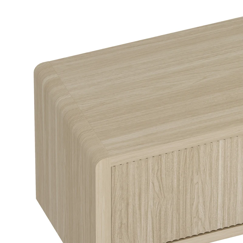 Meuble TV support télévision salon étagère 150 x 40 x 40 cm effet chêne 03_0010081