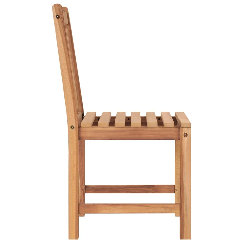 Ensemble de salle à manger de jardin meuble extérieur 5 pièces bois de teck solide 02_0013766