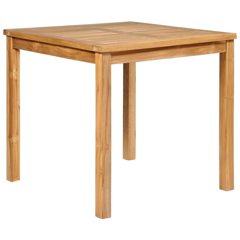 Ensemble de salle à manger de jardin meuble extérieur 5 pièces bois de teck solide 02_0013766