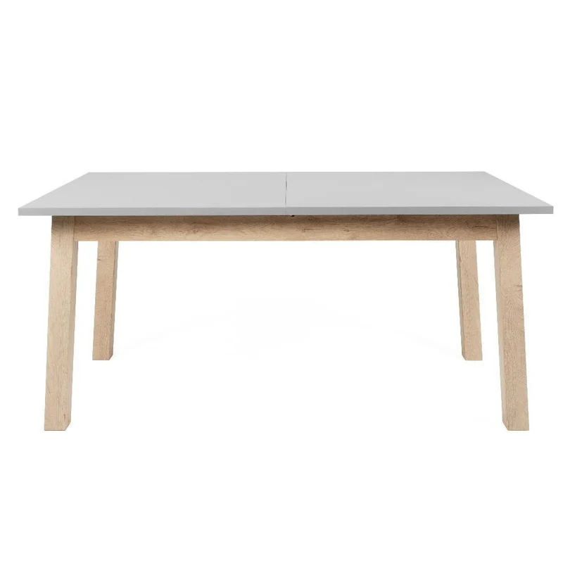 Tavolo allungabile 160x90 colore rovere e grigio - Epik 50A