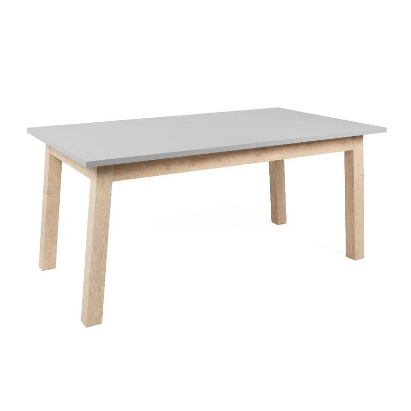 Tavolo allungabile 160x90 colore rovere e grigio - Epik 50A