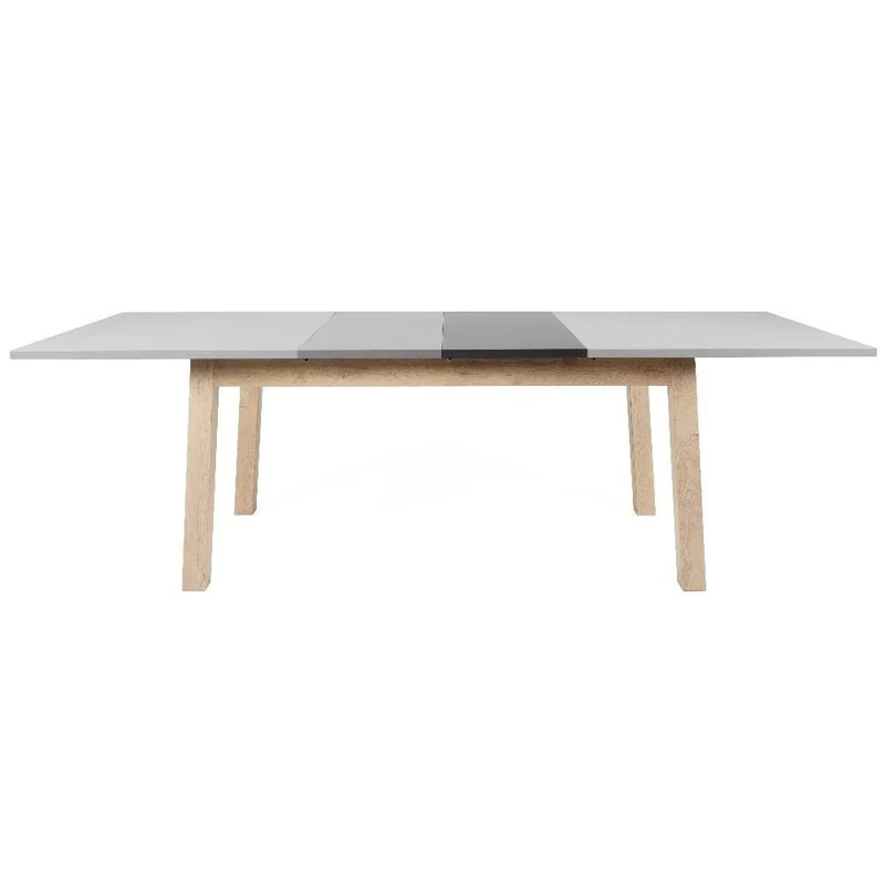 Tavolo allungabile 160x90 colore rovere e grigio - Epik 50A