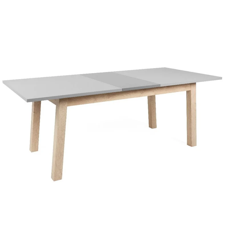 Tavolo allungabile 160x90 colore rovere e grigio - Epik 50A