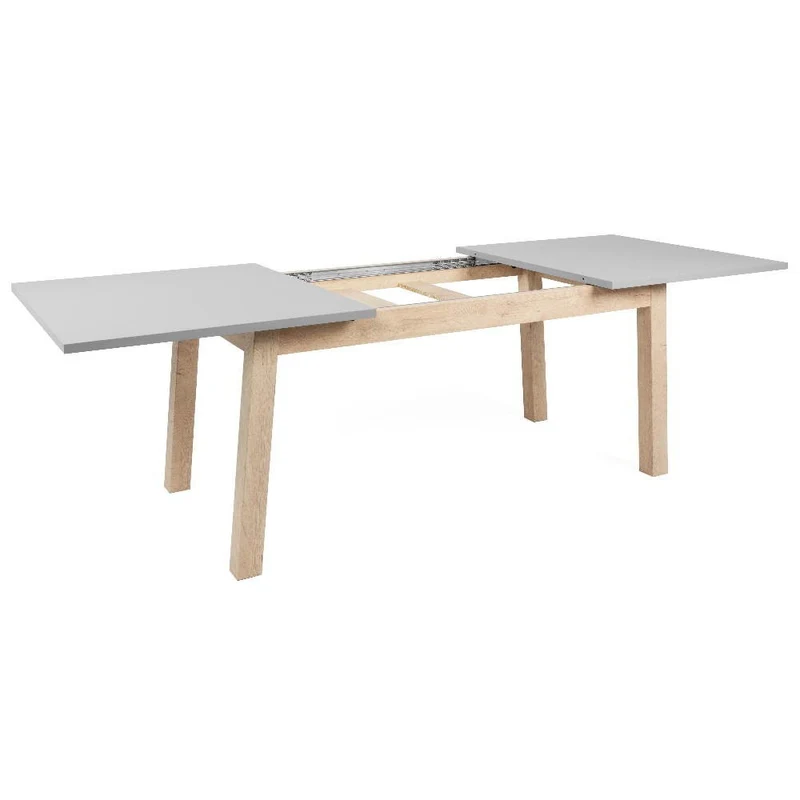 Tavolo allungabile 160x90 colore rovere e grigio - Epik 50A