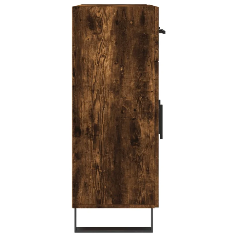 Buffet bahut commode armoire meuble de rangement organisateur cuisine salle de séjour salon 69,5 x 34 x 90 cm bois d'ingénierie marron 02_0031053