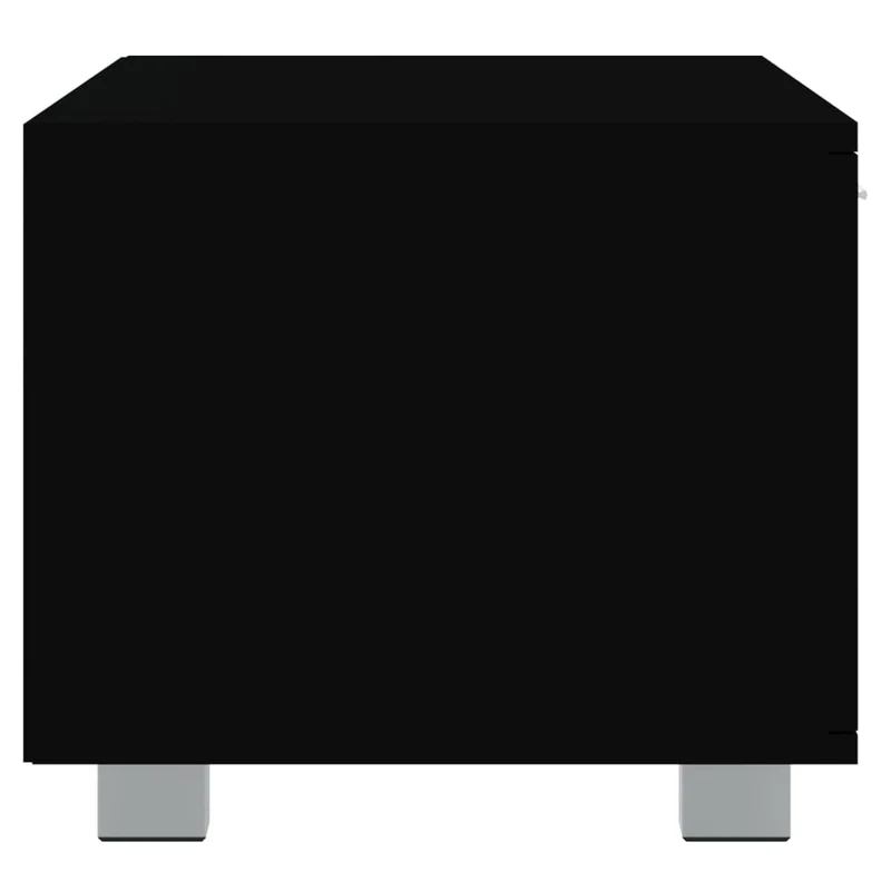Meuble TV multimédia étagère télévision buffet téléviseur salle à manger salon chambre 120 x 40,5 x 35 cm bois d'ingénierie noir 02_0025877