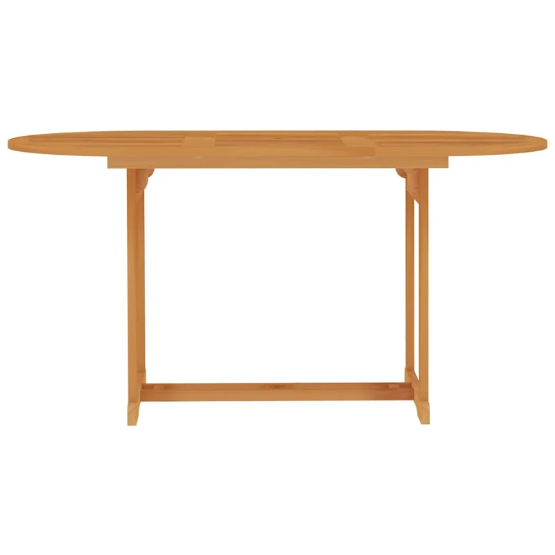 Ensemble de salle à manger de jardin meuble extérieur 7 pièces bois de teck massif 02_0013941