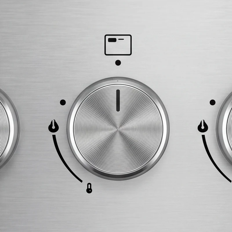 Cucina a gas 50x80h cm in acciaio inox con forno classe A - Flora 60