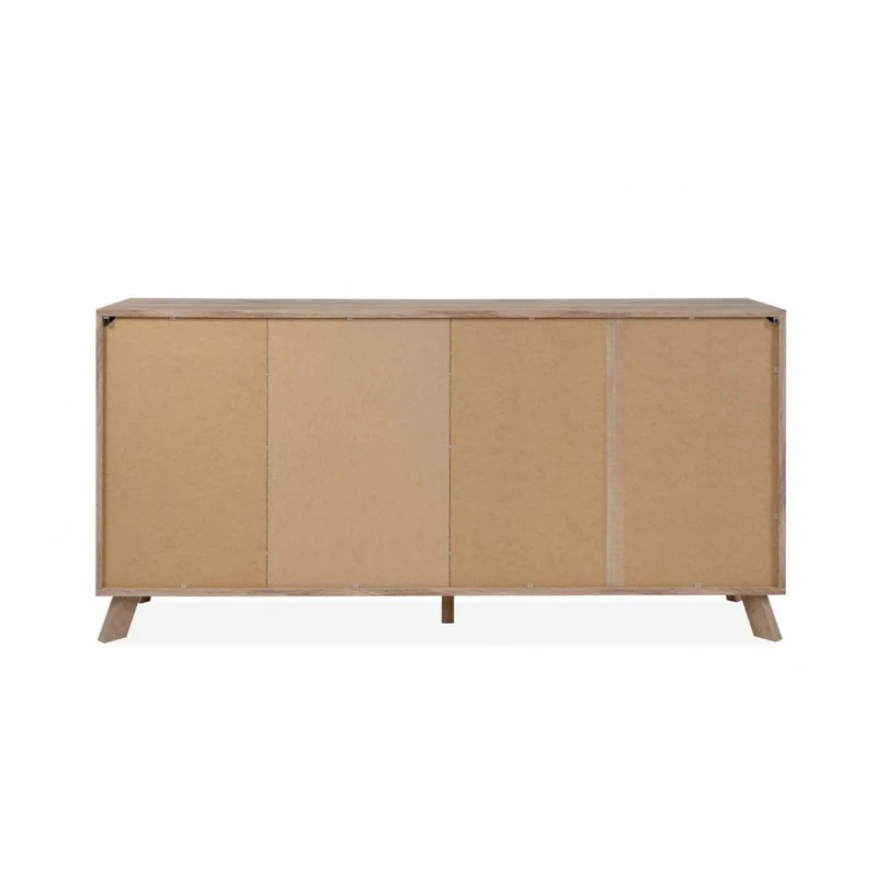 Madia 175 cm con 3 ante e 4 cassetti colore rovere - Wellington51A
