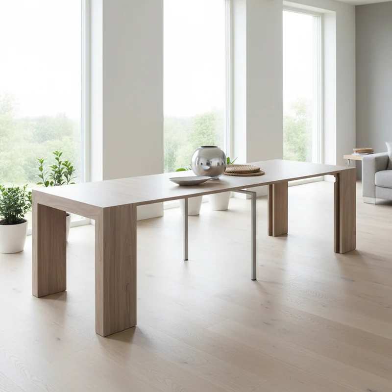 Tavolo consolle allungabile 50x90 cm colore olmo - Audace