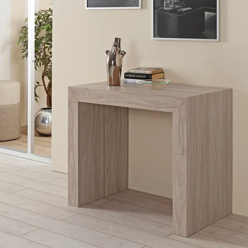 Tavolo consolle allungabile 50x90 cm colore olmo - Audace