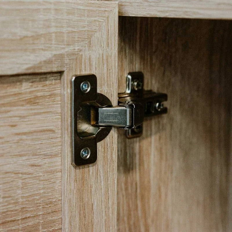 Madia a 4 ante e 2 cassetti 180x70h cm colore effetto vimini - Bali 51B