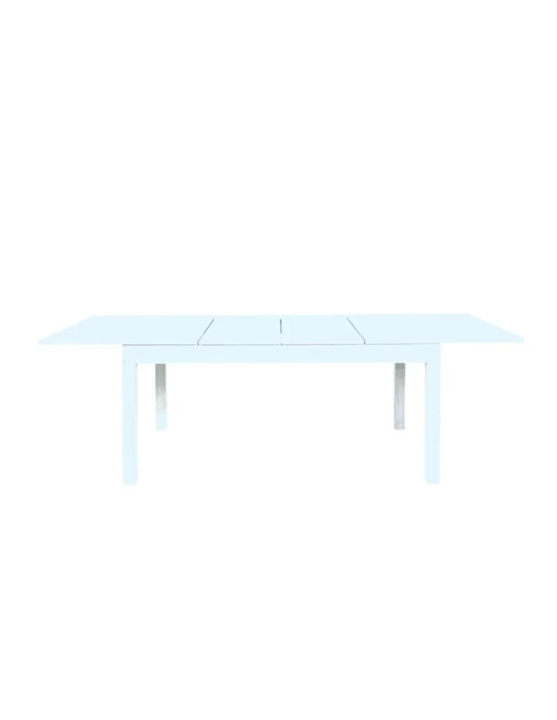 Tavolo allungabile colore bianco frassinato 160x90 cm - Elindo