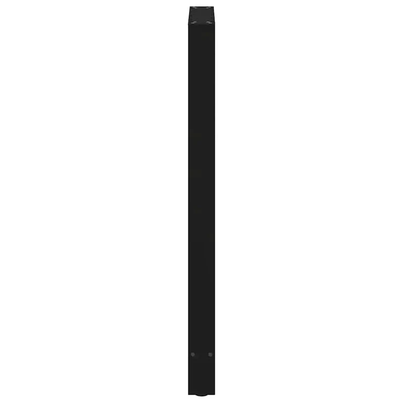 Lot de 2 pieds de table de bar réglables pour plateau de taille adaptée 60 x 111 cm en acier noir 02_0057596