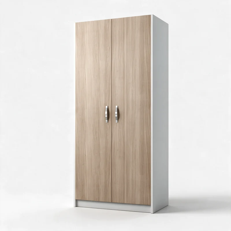 Armadio con 2 ante colore olmo 91x210H cm