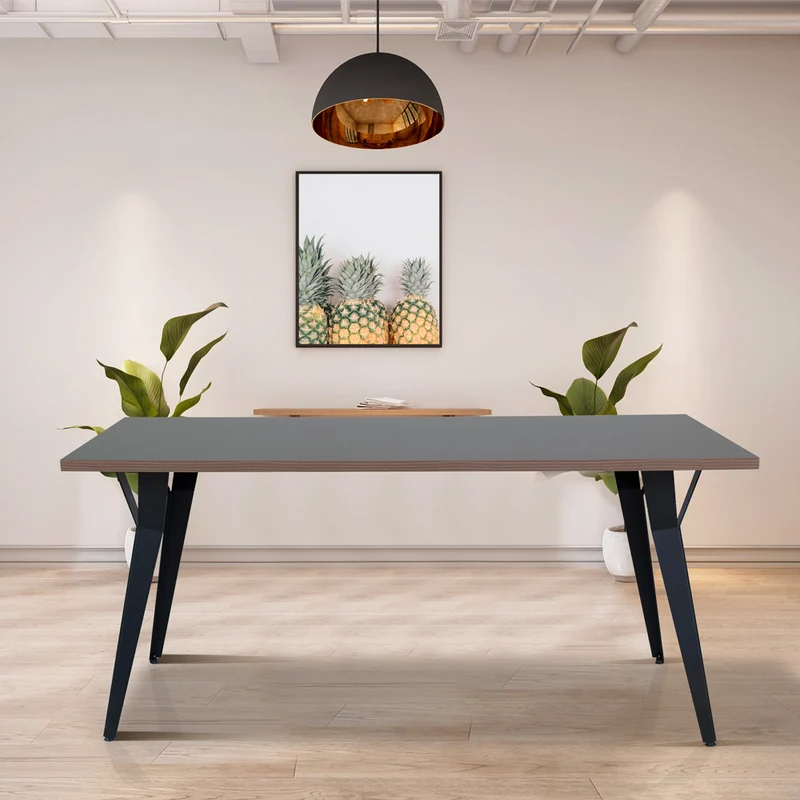 Tavolo da pranzo 160x80 cm colore cacao - Yutan