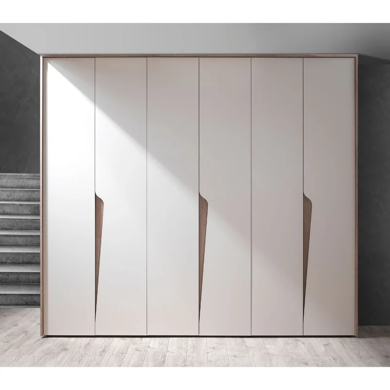 Camera da letto completa con letto contenitore colore cashmere e olmo - Lunar