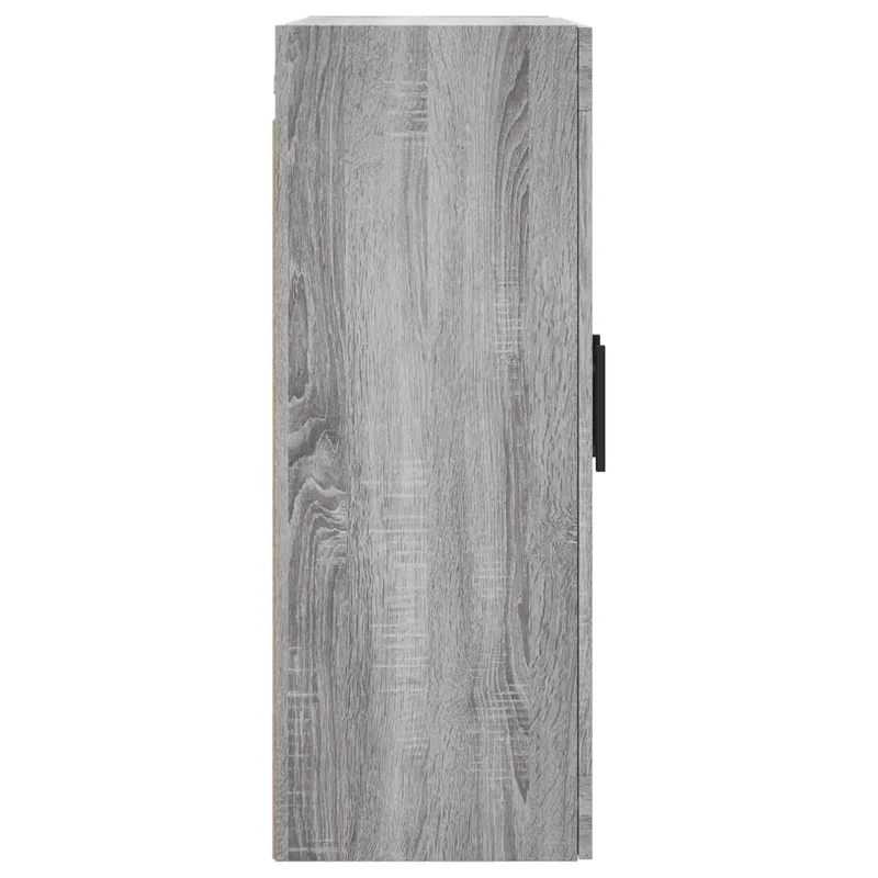 Lot de 2 armoires murales rangement décoratif 69,5 x 34 x 90 cm en bois d'ingénierie sonoma gris 02_0055449