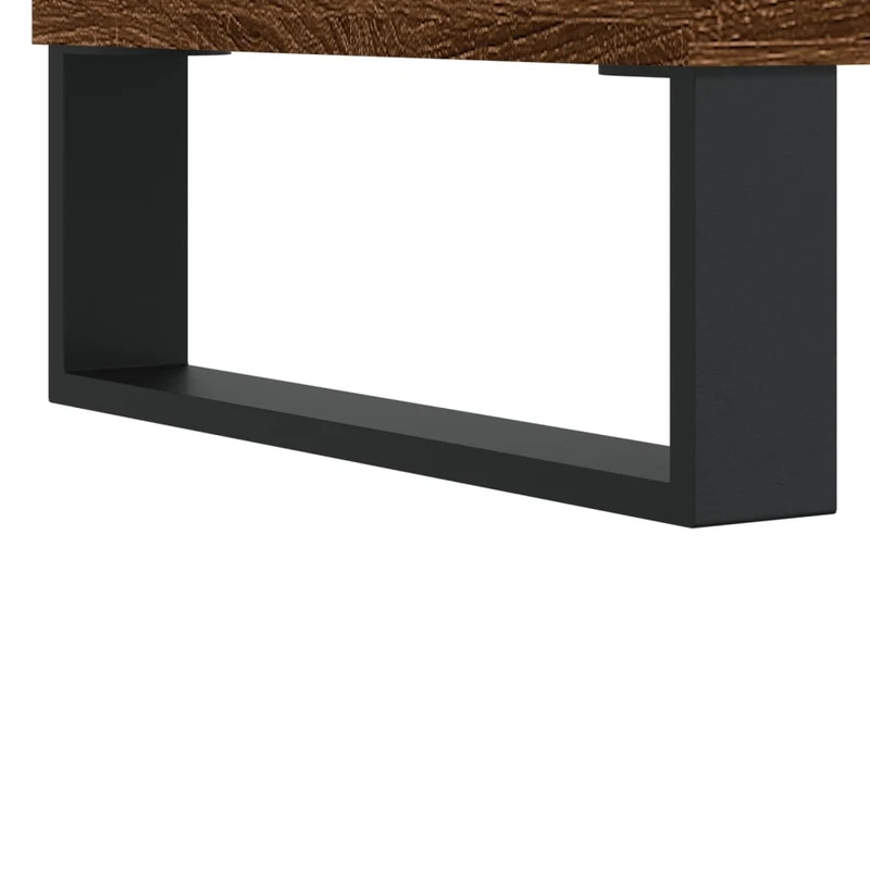 Armoire à chaussures range chaussures rangement meuble entrée couloir salon 102 x 36 x 60 cm bois d'ingénierie brun 02_0021617